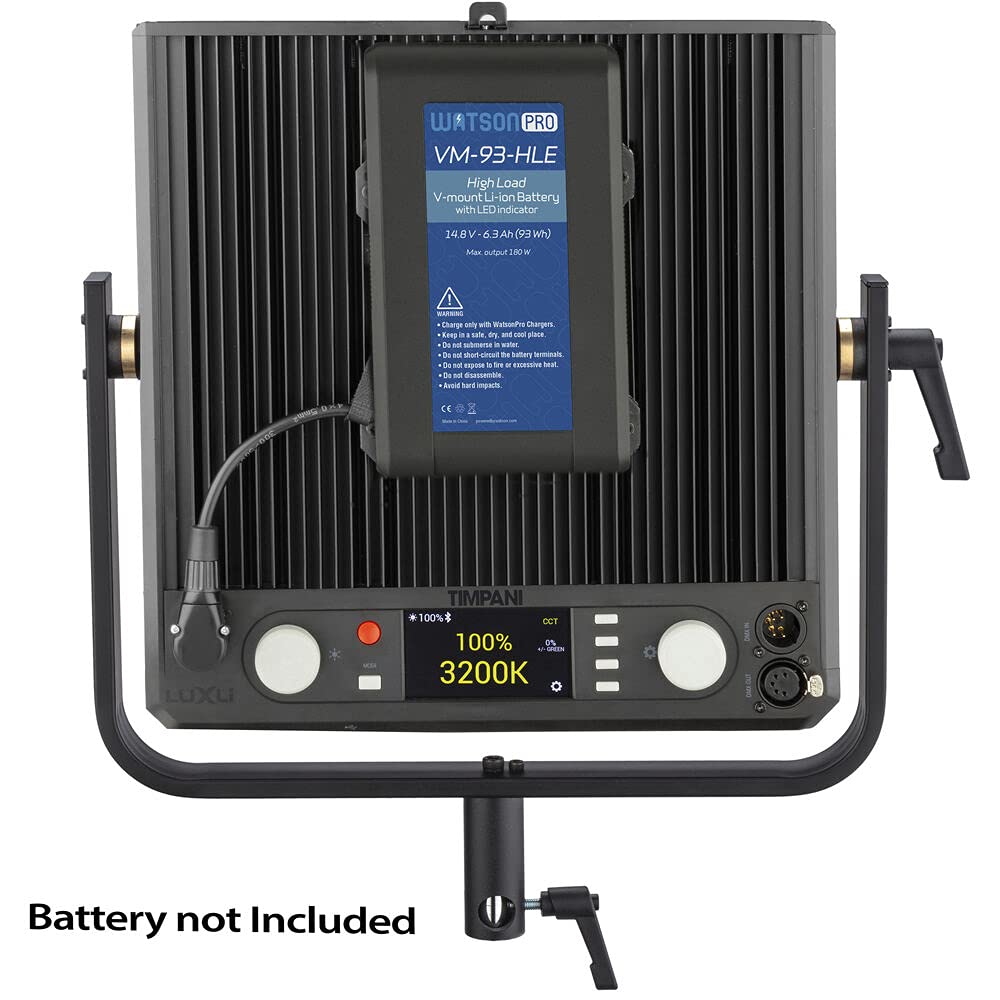 Amazon | Luxli Timpani 1x1 RGBAW LEDライト | コンパクト 通販